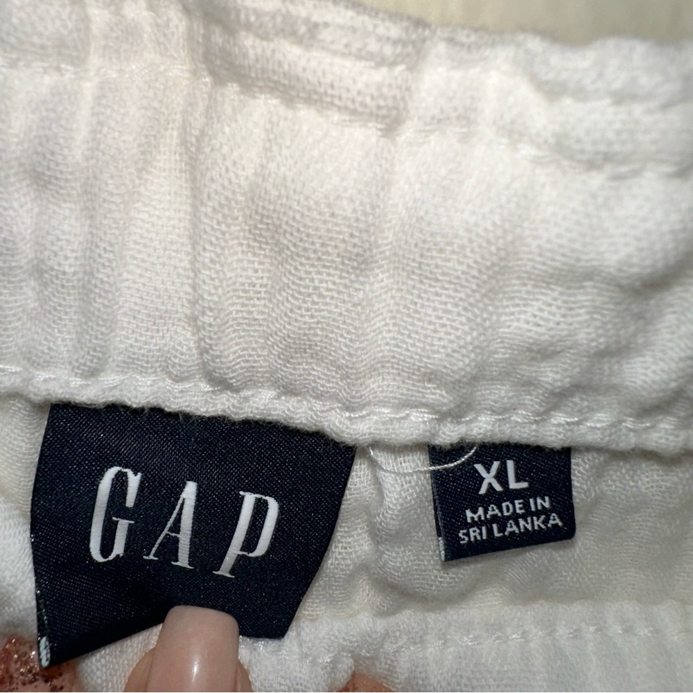NWT GAP‎ Gauze Pull on new off white pants XL - Picture 5 of 5